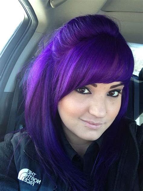 The dye lends your hair with royal, deep color that's known as purple rain which will speak volumes about your persona. 47 best Purple hair color ideas images on Pinterest ...