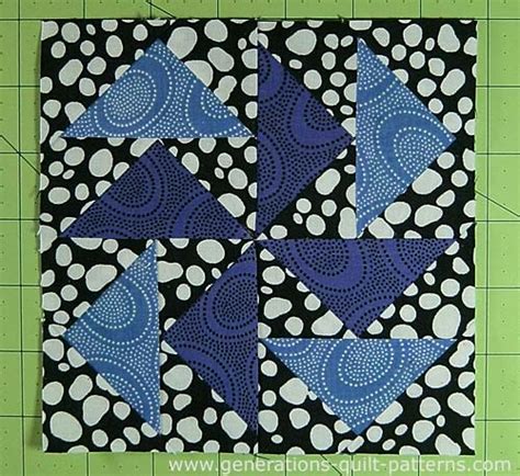 Dutchmans Puzzle Quilt Block Pattern Step By Step Instructions In 3