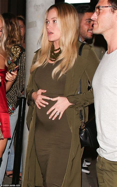 Pregnant Peta Murgatroyd Shows Off Her Growing Baby Bump In Skintight