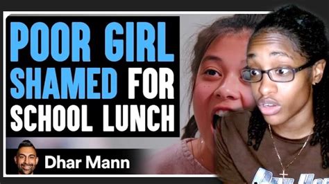 poor girl shamed for her school lunch instantly regrets it dhar mann reaction youtube