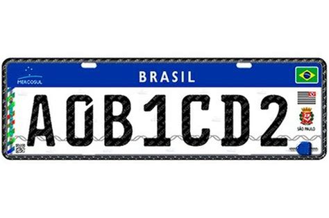 Novo Padrão De Placas De Carro Começa A Ser Usado No Brasil
