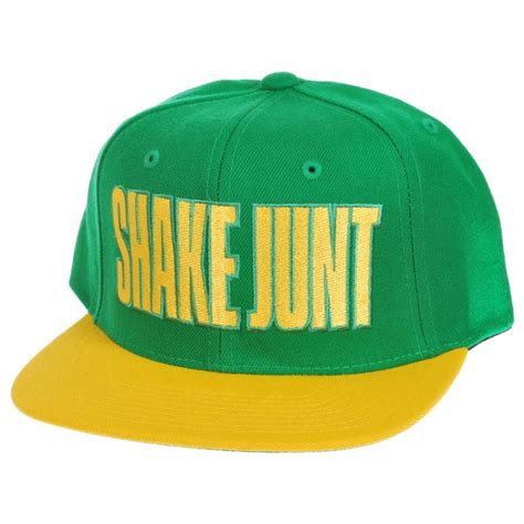 Shake Junt Shake Junt Sj Mainline Starter Snap Backed Cap Greenyellow