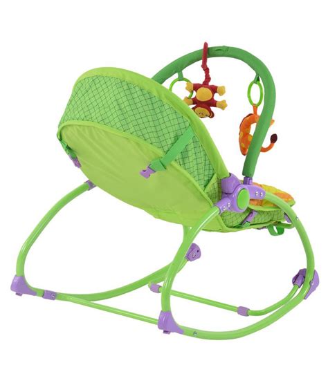 Toyhouse Green Rocking Chair And Baby Bouncer Buy Toyhouse Green