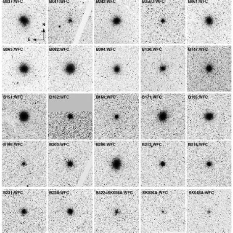 The Location Of The 11 Primary Target Globular Clusters Marked In
