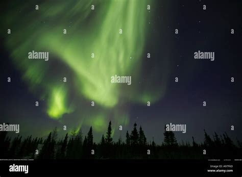 Northern Lights Canada Stock Photo Alamy