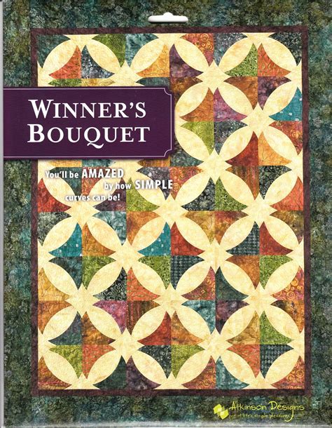 Winners Bouquet Includes 3 Acrylic Templates Pattern Quilt Patterns
