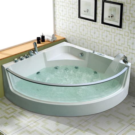 4) summer infant comfort height bathtub. Whirlpool Bath 15 Jacuzzi Massage Jets Shower SPA Corner ...