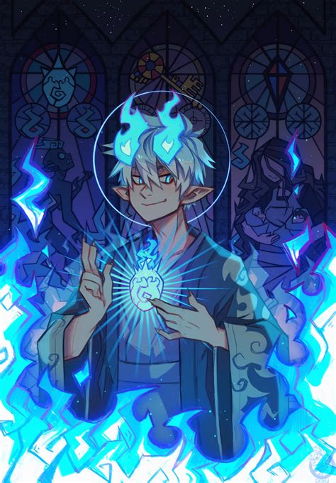 The Heart Of Demon By Grinu On Deviantart Mangá Blue Exorcist Rin