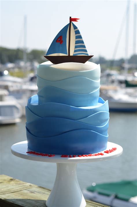 Pin By Jean Lally On But A Dream Custom Cakes Sailboat Cake Boat