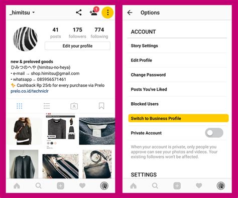 Cara Membuat Akun Bisnis Instagram Info Uang Online