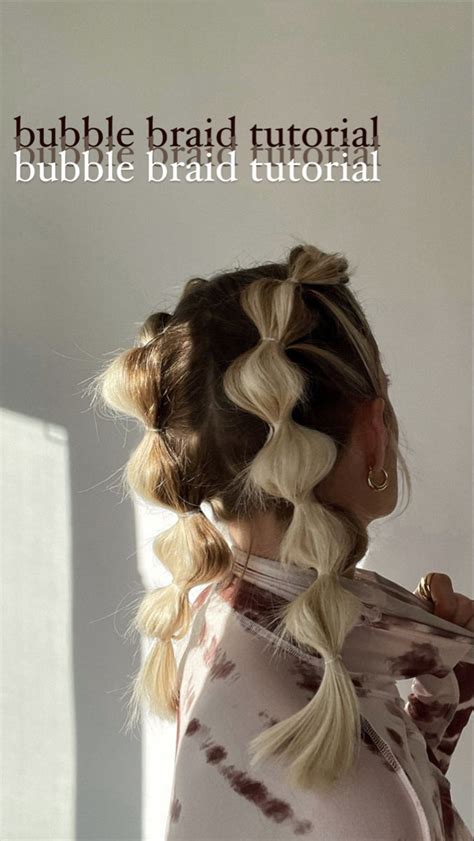 Perfect How To Bubble Braid Short Hair For New Style Stunning And