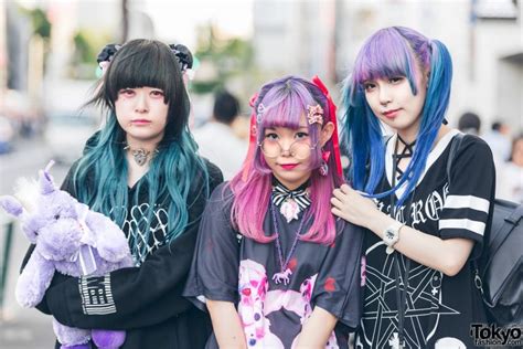 Harajuku Girls W Colorful Hairstyles In Candye Syrup Listen Flavor