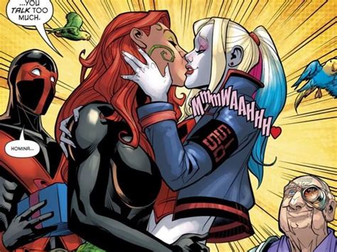 Poison Ivy And Harley Quinn Share Their First Kiss In Dc Comics Main
