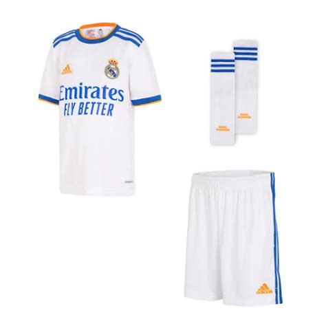 The important madrid ground name is santiago bernabéu if you play a dream league soccer game could be you're an enormous fan of real madrid. Real Madrid 2021-2022 Home Mini Kit | Fruugo AU
