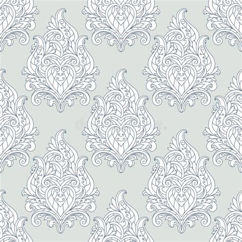 Seamless Damask Pattern Stock Vector Illustration Of Classic 36567315