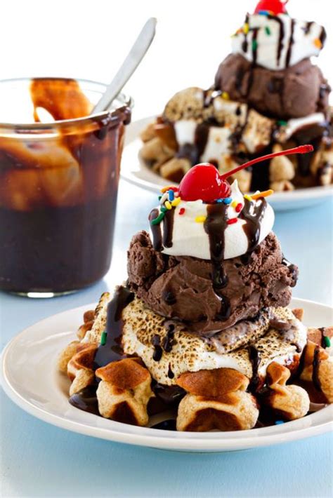 The recipe base of condensed milk and whipped cream lends itself to flavour variations that can be stirred through (like choc chips) or infused into the cream (like. 18 Ice Cream Sundae Recipes - Toppings and Ideas for Ice ...