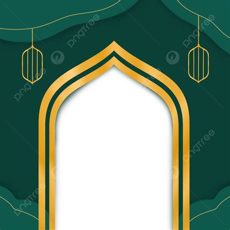 Golden Islamic Frame Png Picture Ramadan Islamic Golden Frame Islamic