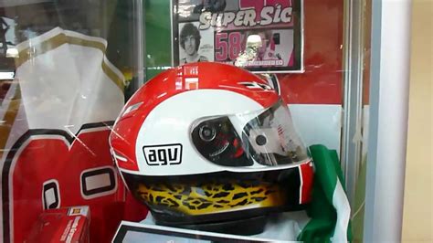 Agv Gp Tech Marco Simoncelli 58 Super Sic Helmet Youtube