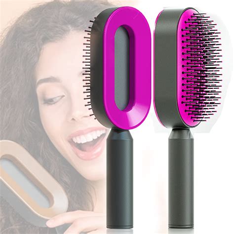 buy 2023 self cleaning hair brush one key cleaning hair loss 3d air cushion massager brush