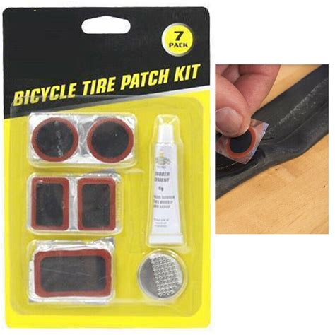 The best method for dealing with a flat roadside is to swap out the tube and save the task of patching for later. 7 Pcs Bicycle Bike Flat Tire Repair Kit Cycling Patch ...