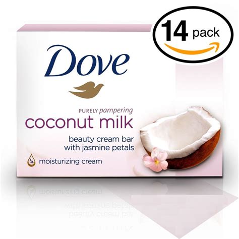 Buy Pack Of 14 Bars Dove Unscented Beauty Soap Bar Coconut Milk