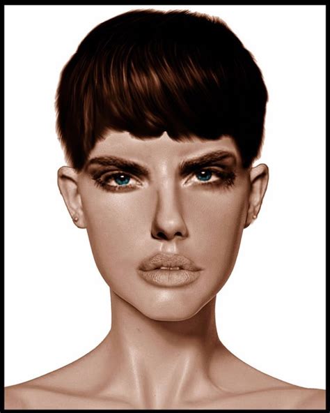 Pretty Female Mixed Face By Technoborg On Deviantart