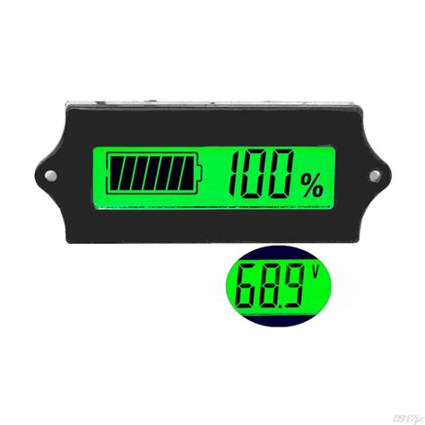 V LCD Acid Lead Lithium Battery Capacity Indicator Digital Voltmeter