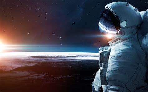 Download Wallpapers Astronaut 4k Planet Galaxy Sci Fi Universe For