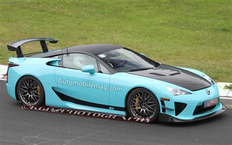 Spied Wild Teal Lexus Lfa Seen On The Ring Is It A Special Edition
