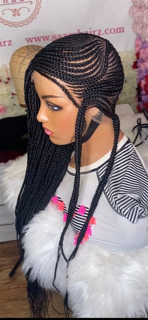 Lemonade Braided Wigbox Braids Wig For Black Womenfeed In Etsy Uk