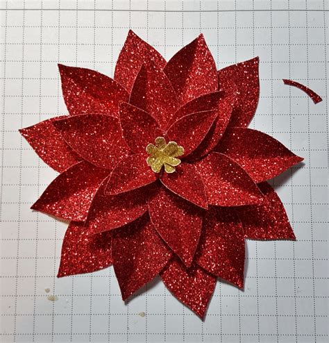 Beths Paper Cuts Poinsettia From The Festive Flower Builder Punch