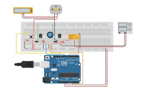 Circuit Design Speed Control Of 12v Dc Motor By Using Arduino Tinkercad