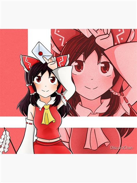Reimu For Smash Poster By Discordchan Redbubble