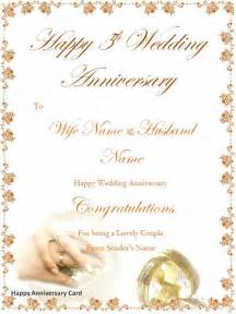 word templates happy anniversary cards
