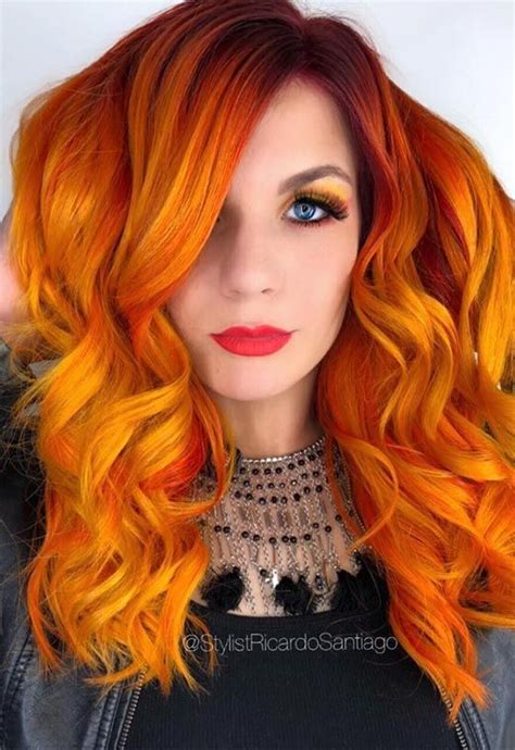 59 Fiery Orange Hair Color Shades: Orange Hair Dyeing Tips ...