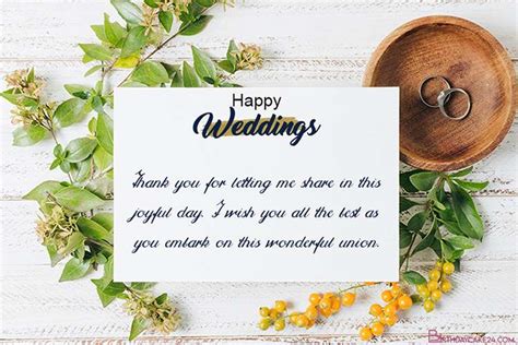 Wedding Wishes Cards Free Printable
