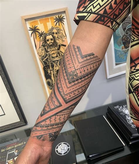 Polynesian Forearm Tattoo Women