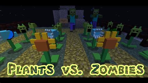 Plants Vs Zombies Minecraft Mod Youtube