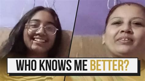 Who Knows Me Better Mom Vs Sister Ridhima Arora Youtube