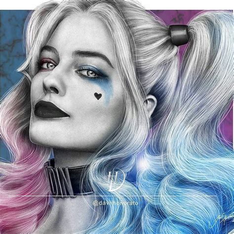 Repost From Daviihonorato New Drawing Harley Quinn Hope You Like It