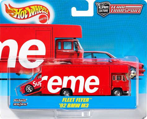 I gave his car a custom wrap without him. Clothing brand, Supreme to sell an exclusive Hot Wheels ...