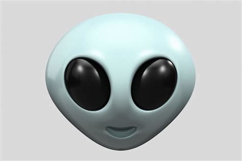 Emoji Alien 3D model | CGTrader