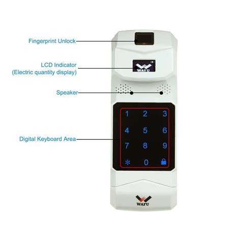 Wafu Wf 011b Wireless Smart Invisible Fingerprint Remote Lock Keyless