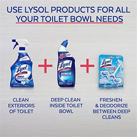 lysol power and fresh 6 automatic toilet bowl cleaner forest rain 1ct pricepulse