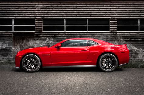 Red Camaro Zl1 Side By Americanmuscle On Deviantart