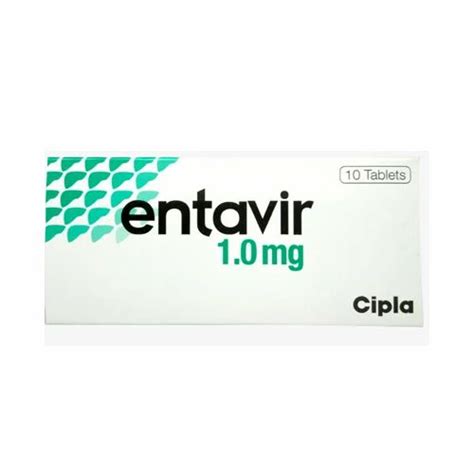 Entavir Entecavir 1mg Tablet Packaging Type Strip 10 Tablets At Rs