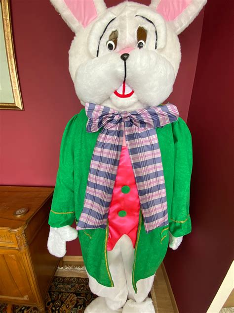 Rabbit Easter Bunny Premium Mascot Costume Handmade Fur Etsy