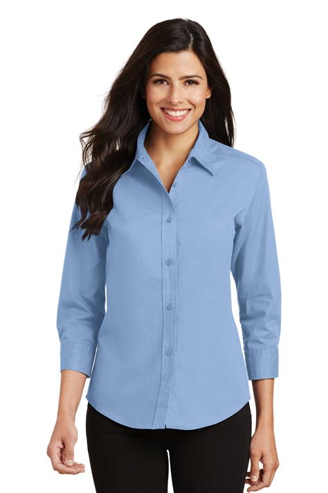 Port Authority - Port Authority Women's 3/4-Sleeve Easy Care Shirt 