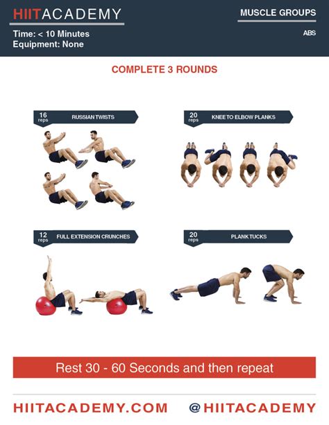 Killer Quick Ab Workout Hiit Academy Hiit Workouts Hiit Workouts