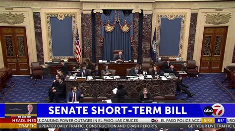 senate unveils stopgap bill in bid to avert shutdown setting up showdown with the house youtube